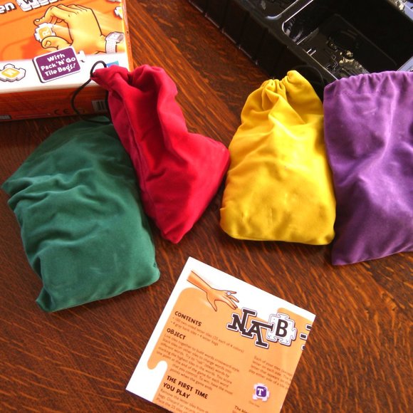 Hasbro's Nab-It! word game letter tiles Building Words Family Crossword Games - Picture 14 of 16